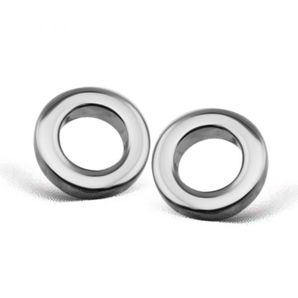 JWLS4U | Earstuds Circle Silver